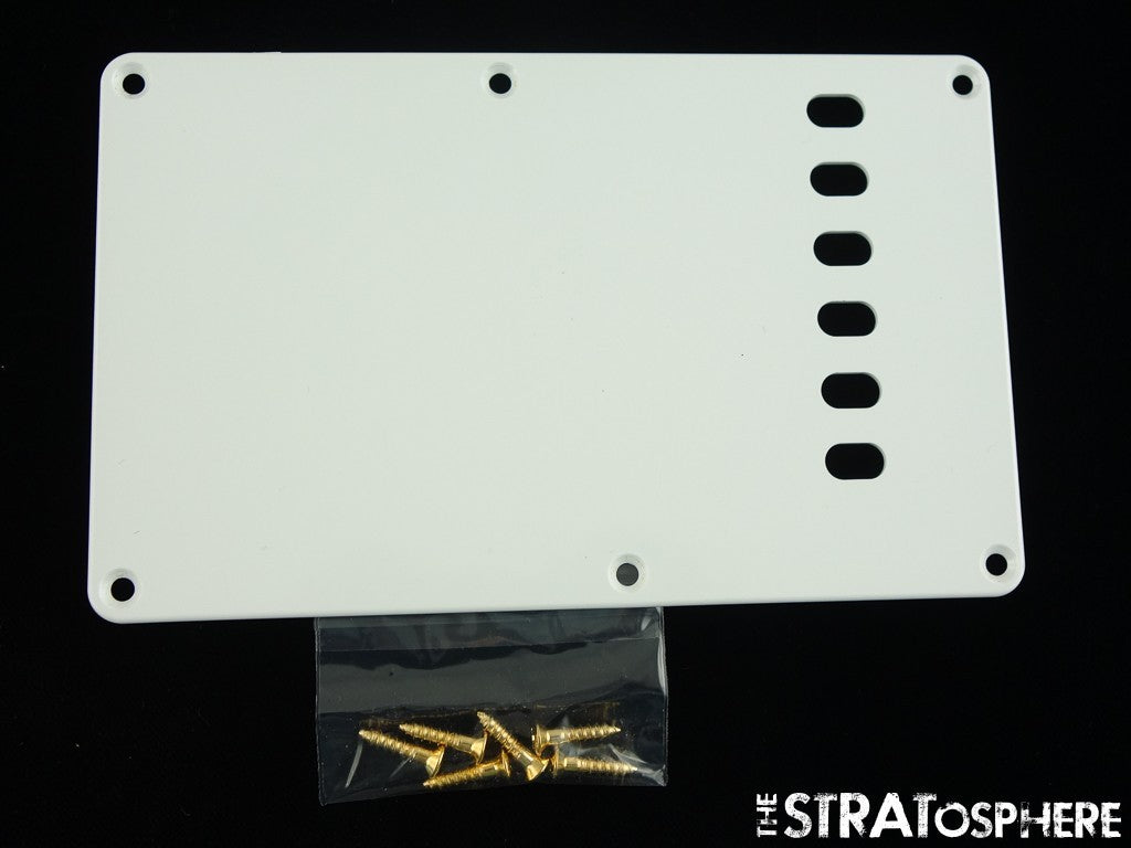 Fender Richie Kotzen Stratocaster Strat, TREMOLO COVER Parchment