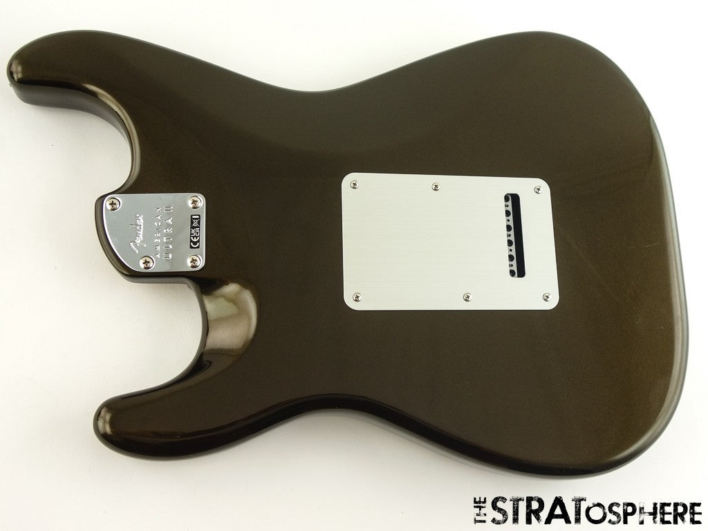 Fender American Ultra II Stratocaster Strat BODY w/ HARDWARE USA Texas Tea