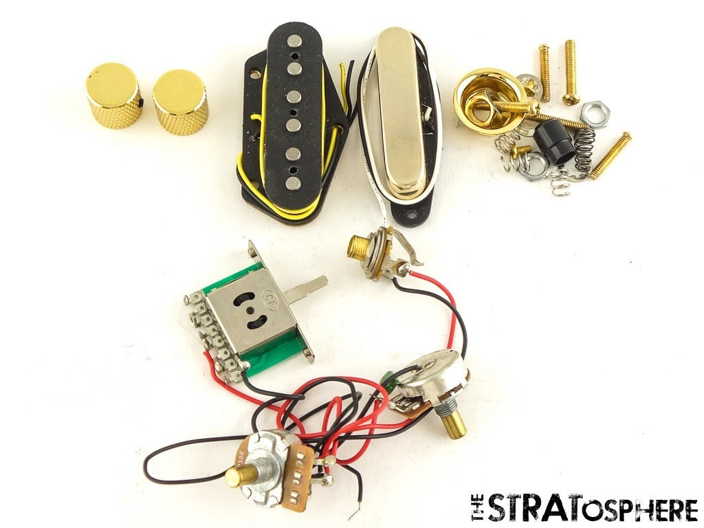 Fender Squier FSR Class Vibe 50s Tele PICKUPS POTS KNOBS Telecaster Alnico!