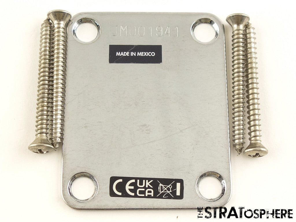Fender J Mascis Model Road Worn Tele NECK PLATE, Serial # Parts Telecaster Relic