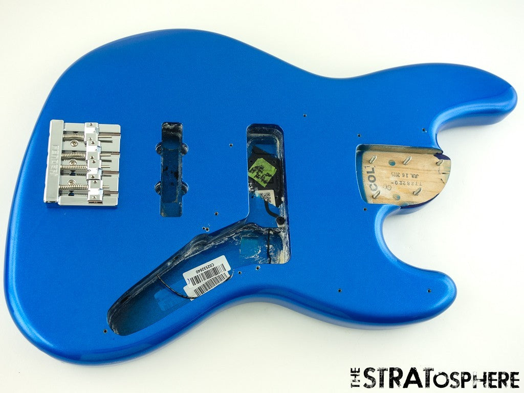 Fender American Ultra II Jazz Bass BODY & HARDWARE USA Guitar Noble Blue