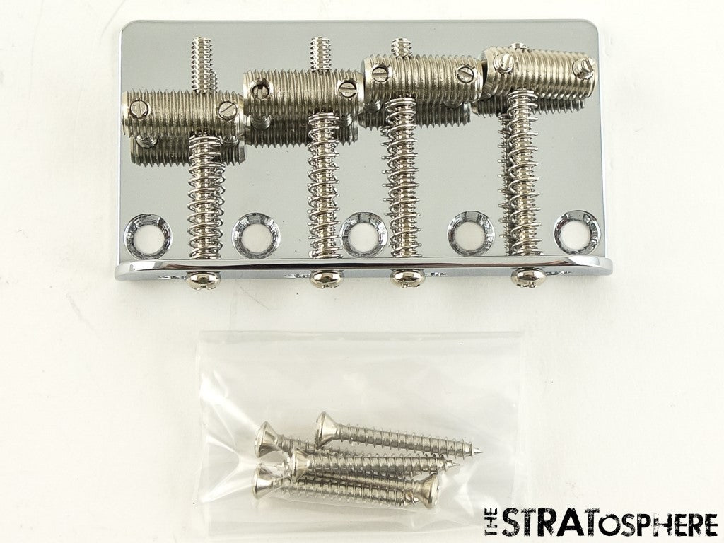 Fender Vintera II 60s RI Precision P Bass BRIDGE, Threaded Steel Saddles Chrome.