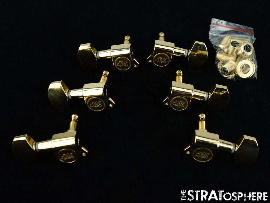 *NEW Wilkinson 3x3 TUNERS Tuning Pegs 15:1 Ratio Gold WJ01-GD *MODERN POST*