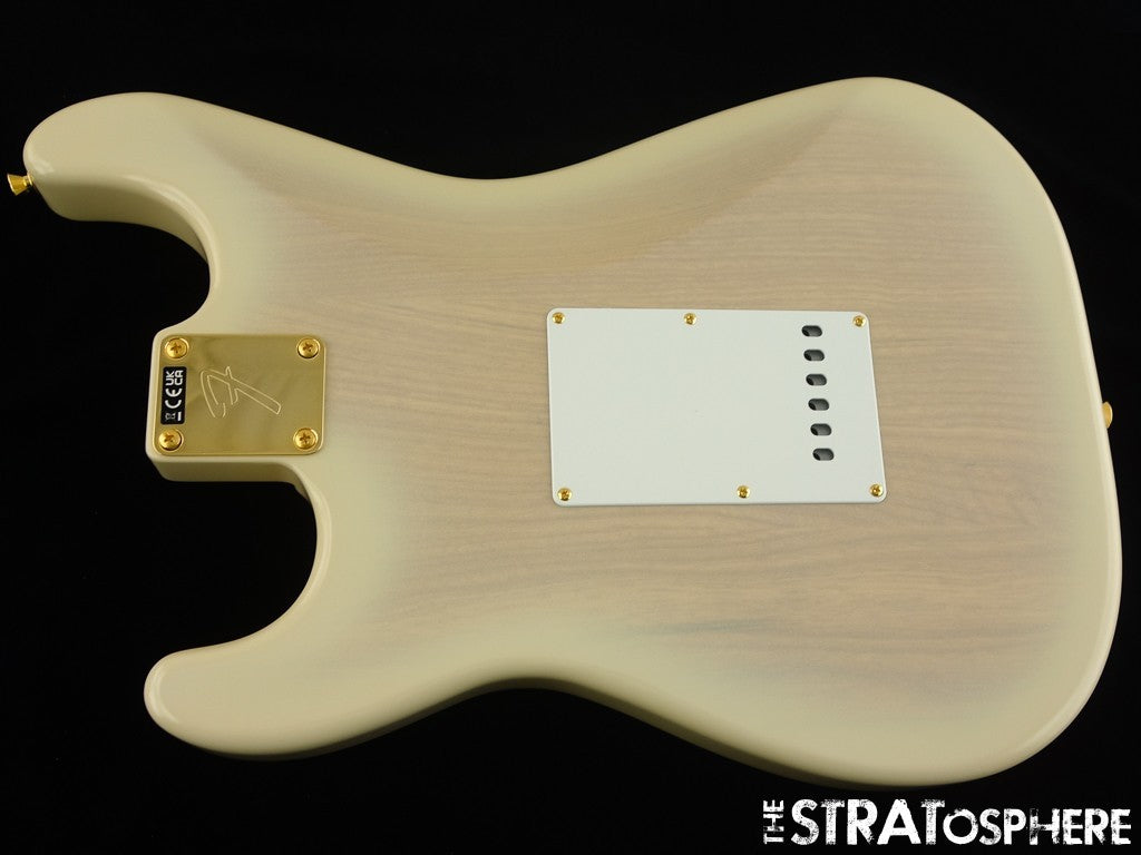 Fender Richie Kotzen Strat BODY + HARDWARE Ash Flame Maple Top White Burst