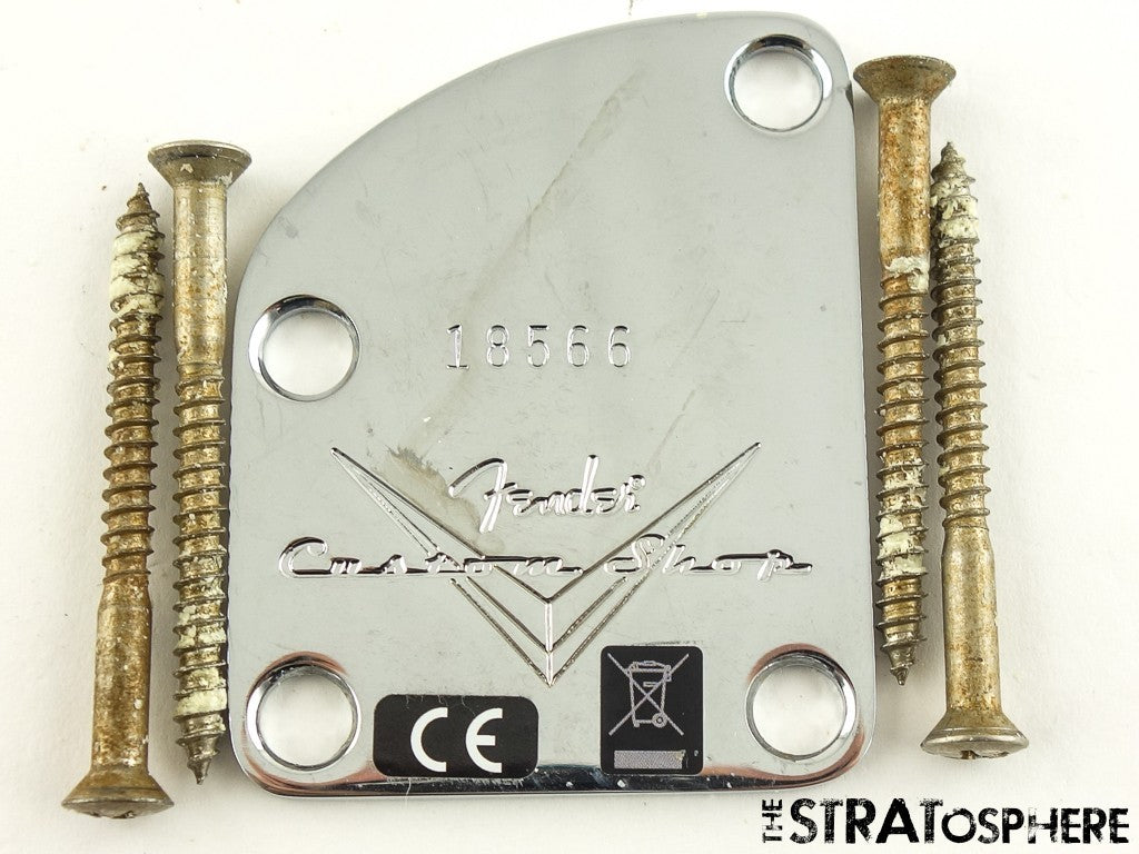 USA Fender Custom Shop Strat Pro 2025 Relic Contour #, NECK PLATE Strat