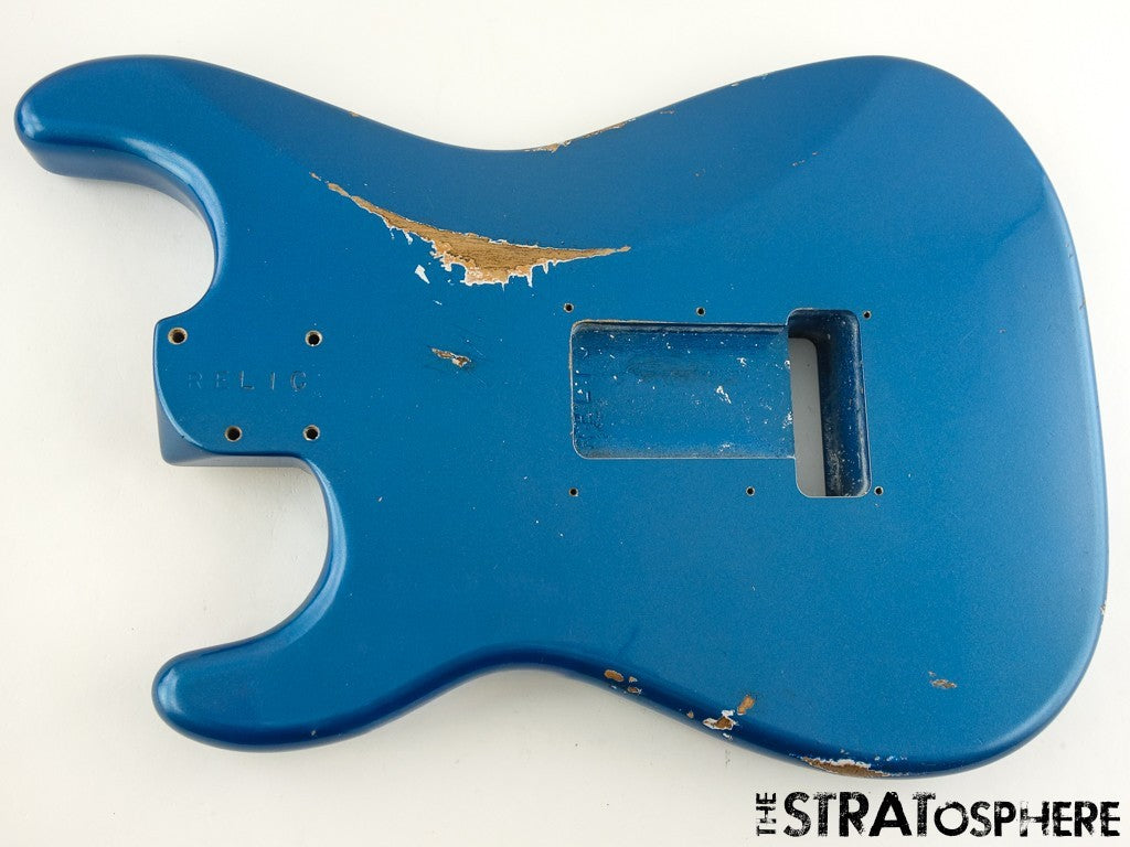 Fender USA Custom Shop Custom Strat Pro 2025 Relic BODY Aged Lake Placid Blue