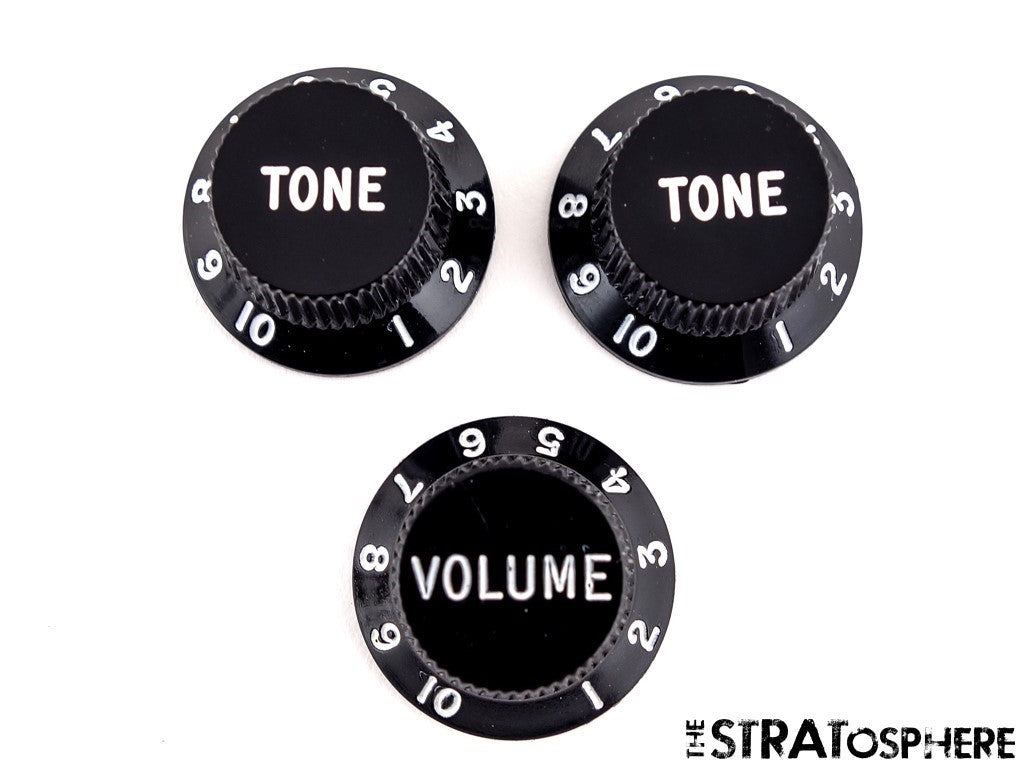 Fender Squier Classic Vibe 70s Strat, GUITAR KNOBS Volume Tone, Stratocaster BLK