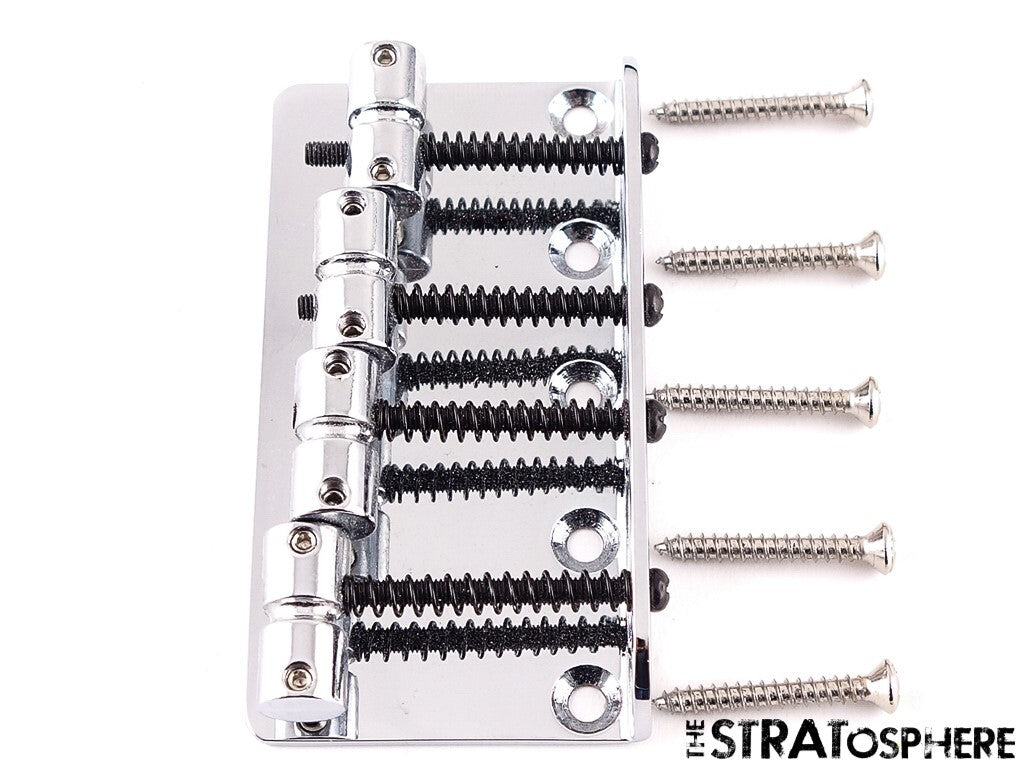 LEFTY Fender Player Precision P Bass Standard BRIDGE Parts Upgrades Chrome