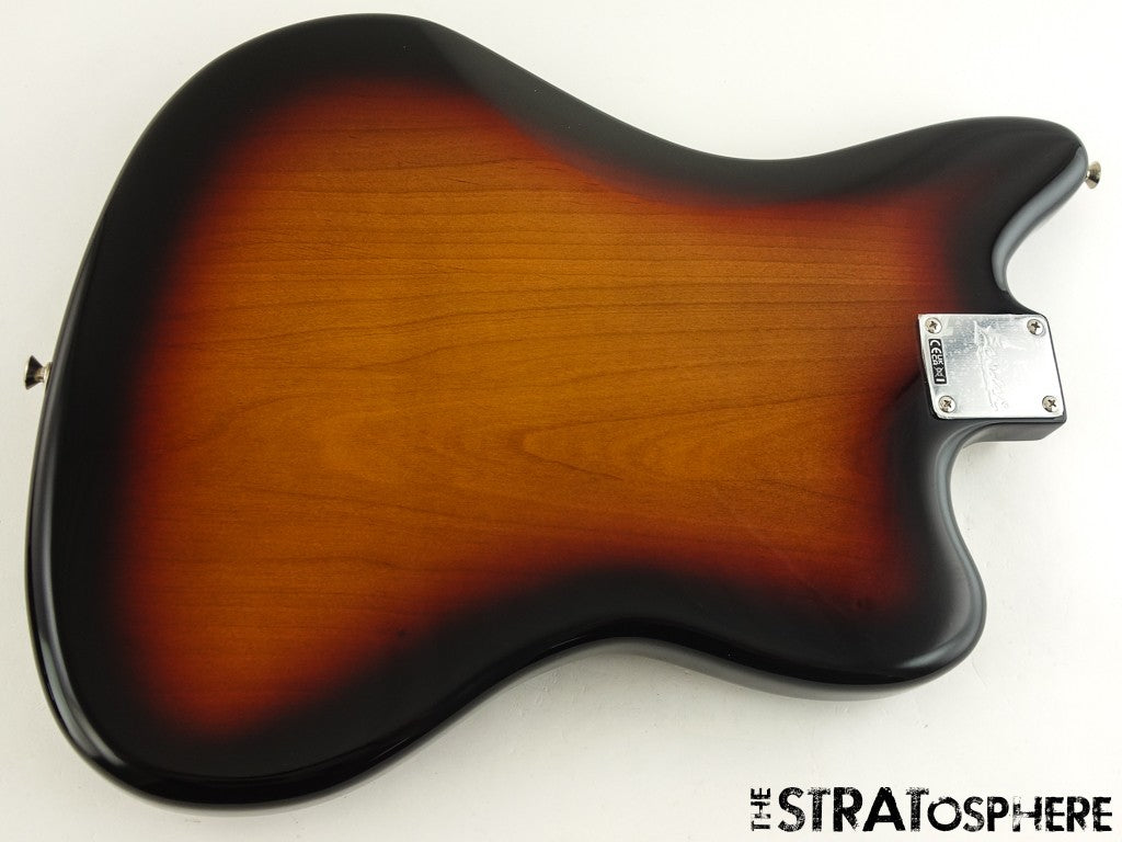 LEFTY Vintage RI Fender Kurt Cobain NOS Jaguar HH Guitar BODY+ HARDWARE Sunburst