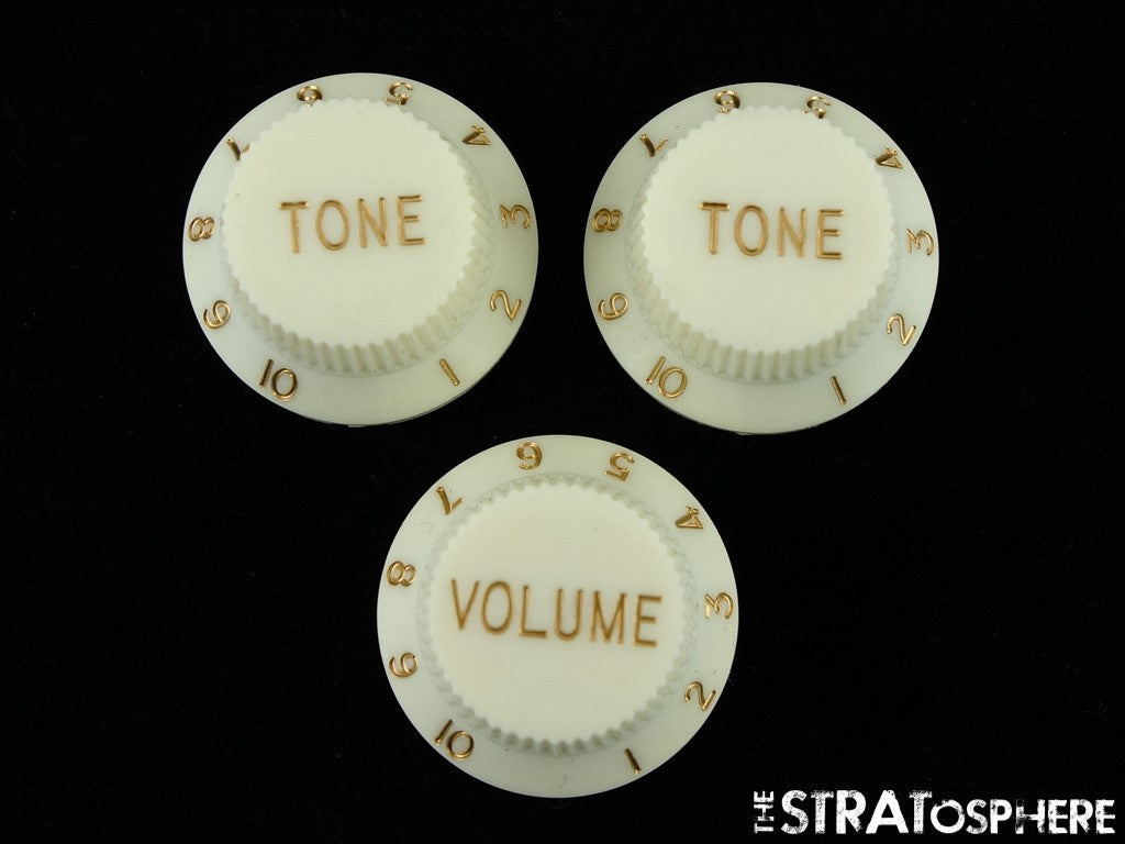 Fender Squier Classic Vibe 70s Strat GUITAR KNOBS Stratocaster Part