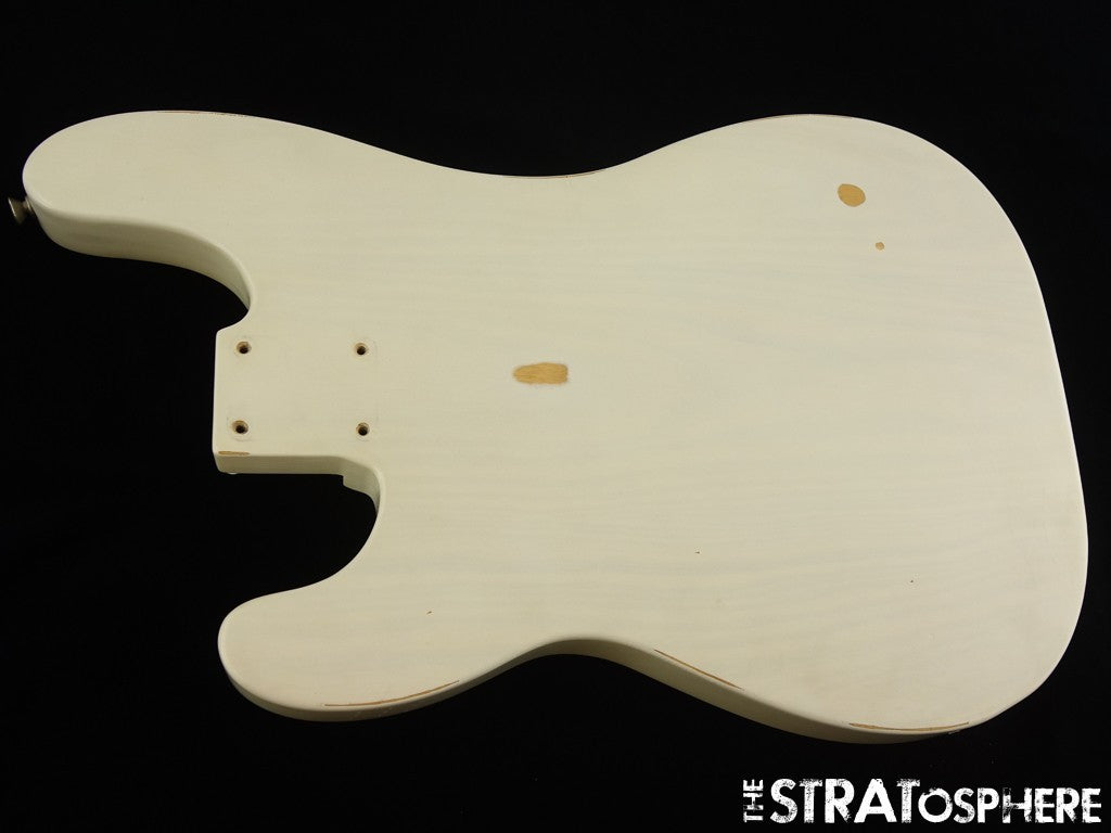 Fender Mike Dirnt Road Worn P Bass BODY & PICKGUARD Precision NITRO White Blonde