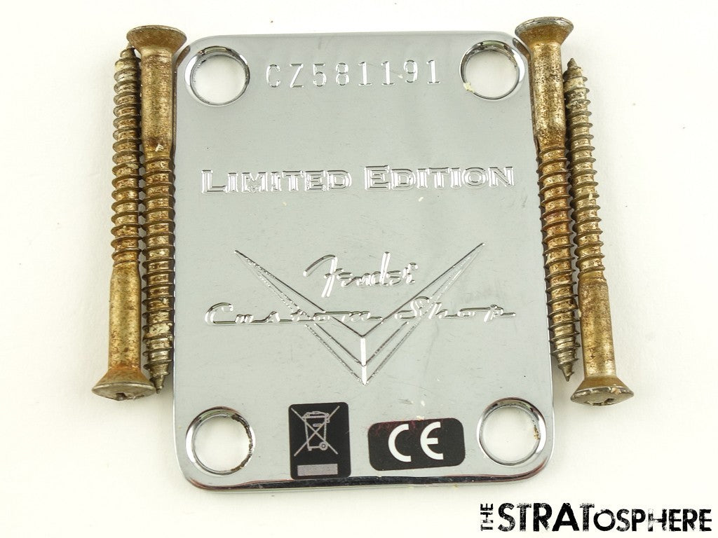 USA Fender Custom Shop 1960 Telecaster Custom Journeyman NECK PLATE Tele Ltd 60