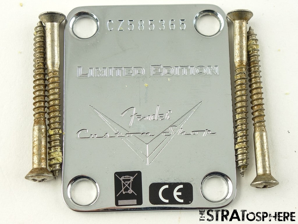 USA Fender Custom Shop 1960 Telecaster Custom Journeyman NECK PLATE Tele Ltd 60