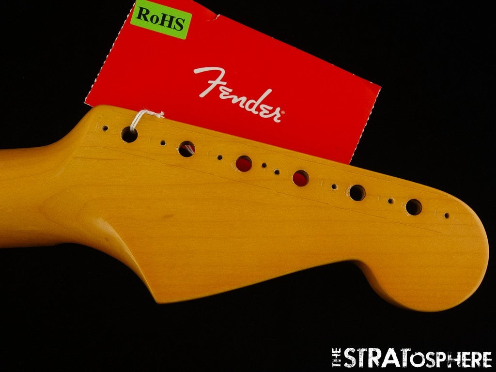 LEFTY Fender AV II American Vintage 1957 Strat NECK Stratocaster USA MN Maple