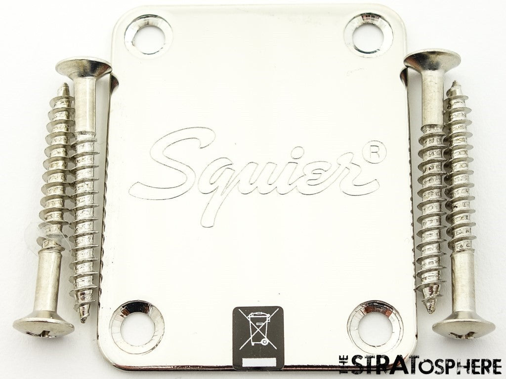 Fender Squier Classic Vibe 50s Precision P Bass NECK PLATE Guitar Nickel