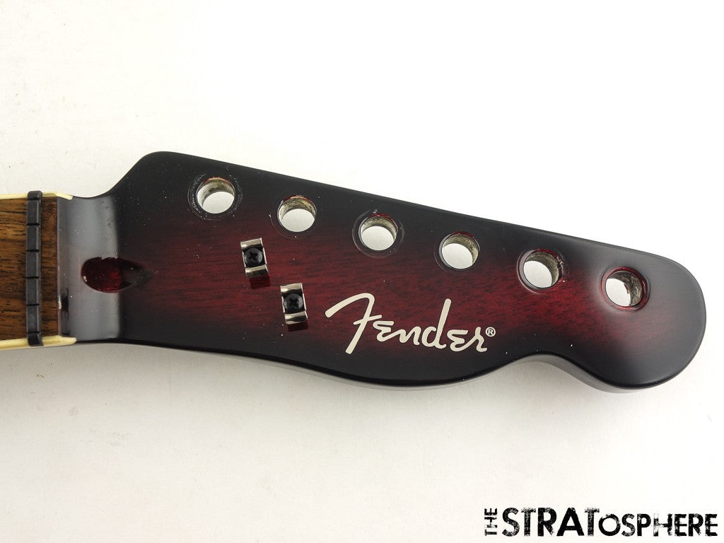 Fender FMT Tele Flame Maple Top BODY + NECK Set Neck Black Cherry Burst