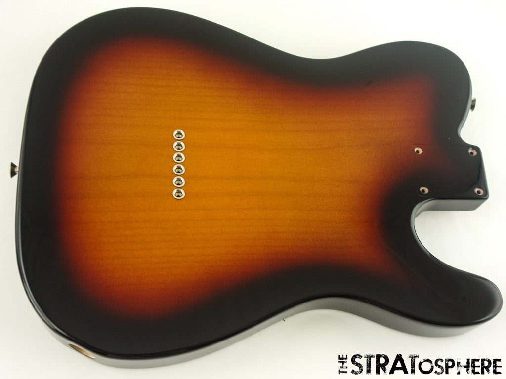 LEFTY Fender Player II Telecaster Tele BODY Guitar Parts Alder Sunburst 3TS