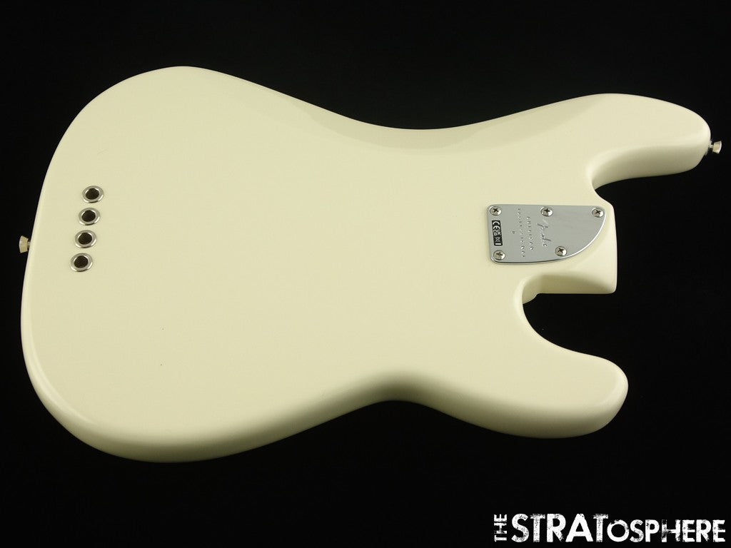 LEFTY Fender American Professional II Precision Bass LOADED BODY Olympic White