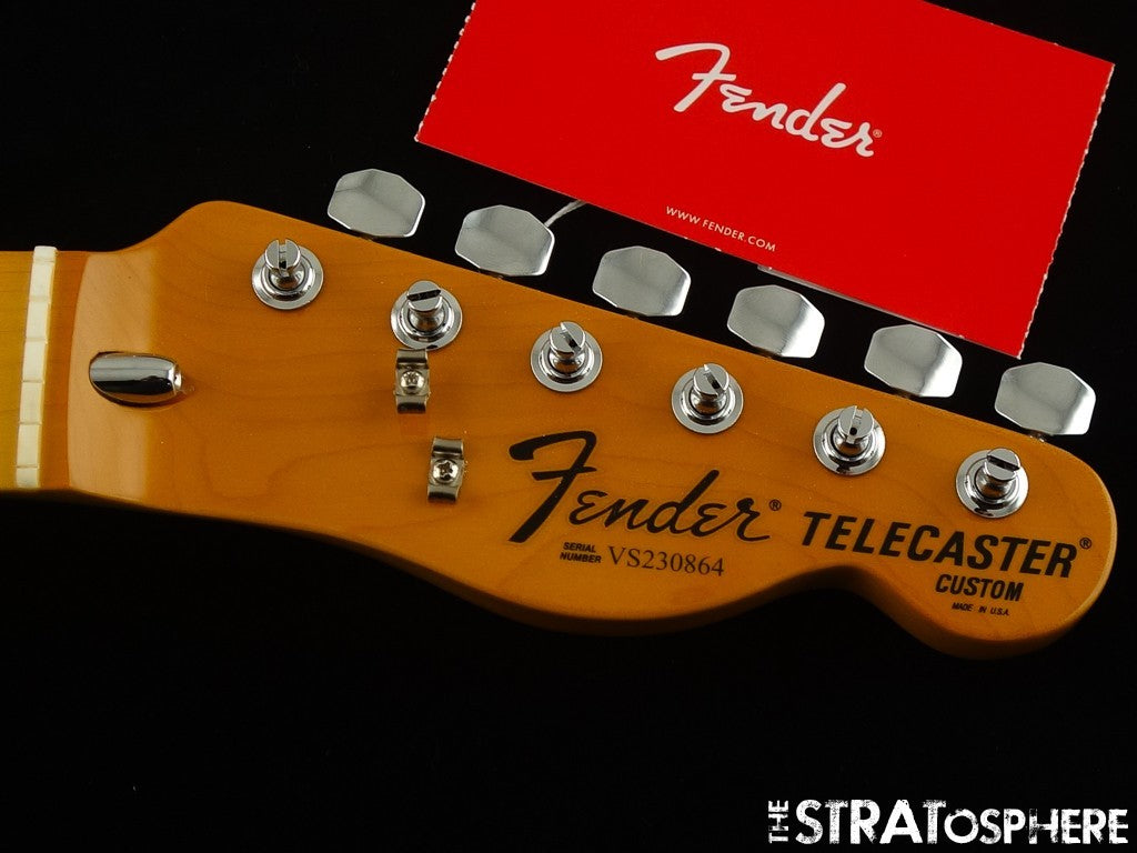 Fender AV II American Vintage 1977 Tele Custom NECK + TUNERS Telecaster Maple