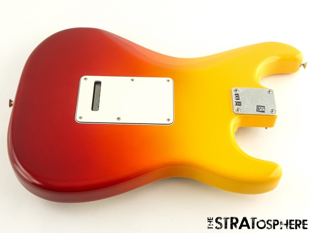 LEFTY Fender Player Plus Series, Stratocaster Strat LOADED BODY Tequila Sunrise