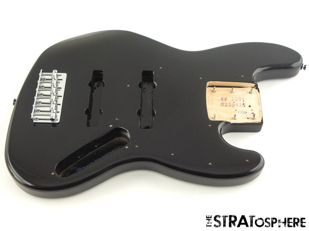Fender Squier Affinity Jazz BASS VI Six String BODY + HARDWARE Parts Black
