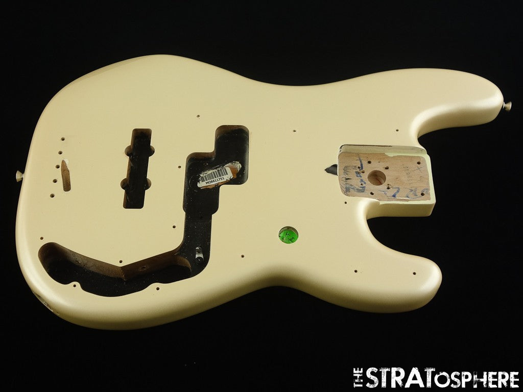 Fender Duff McKagan Deluxe Precision BASS BODY, P Bass Guitar Part White Pearl
