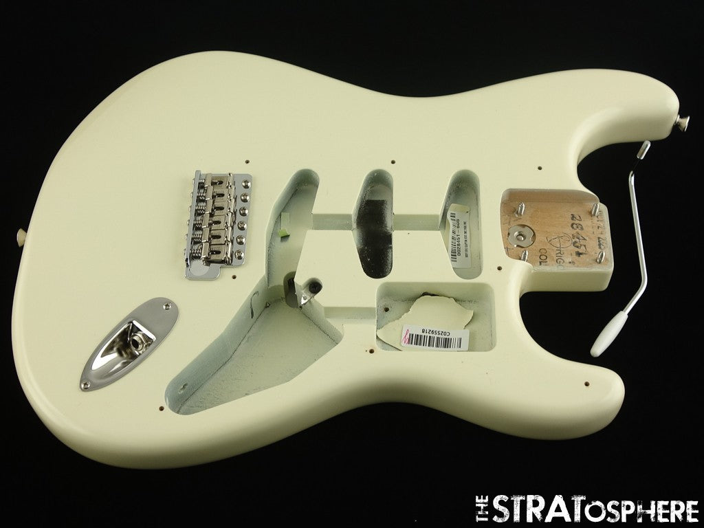 American Fender CLAPTON Strat BODY + HARDWARE USA Stratocaster Olympic White