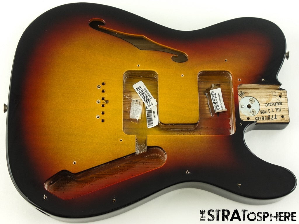 Fender AV II American Vintage 1972 Tele Thinline Semi-Hollow Ash BODY 3TS