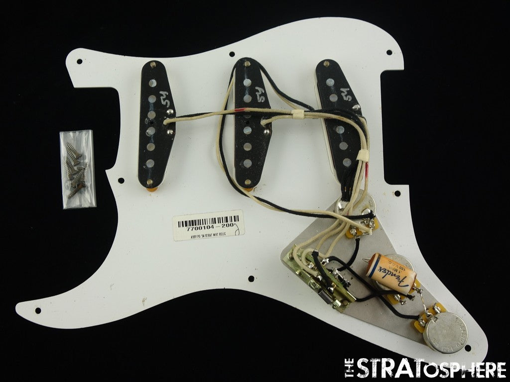 USED Fender Custom Shop 60th Anniversary Relic 54 Strat Relic LOADED PICKGUARD