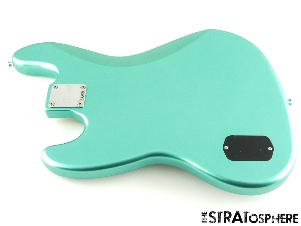 Fender Squier Affinity Active J Jazz BASS LOADED BODY Preamp, Mystic Surf Green