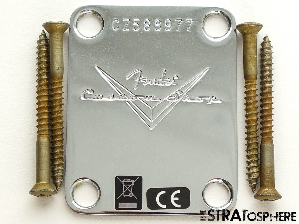 Fender USA Custom Shop 1969 Journeyman Relic Stratocaster, NECK PLATE Strat.