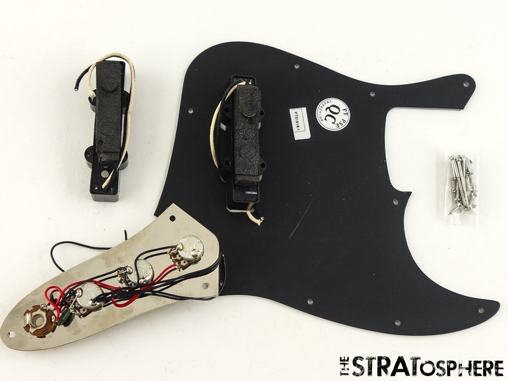 LEFTY Fender Squier Classic Vibe '70s Jazz Bass LOADED PICKGUARD, Guitar Black