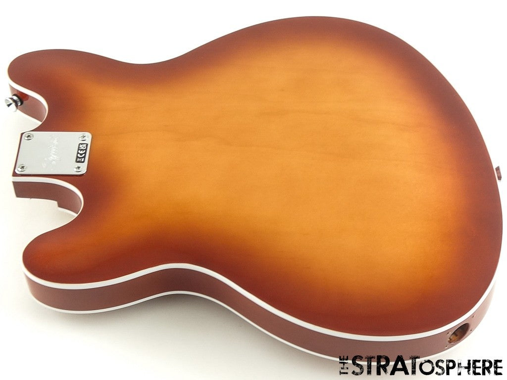 Fender Squier Affinity Starcaster Deluxe BODY + HARDWARE Semi-Hollow Siennaburst