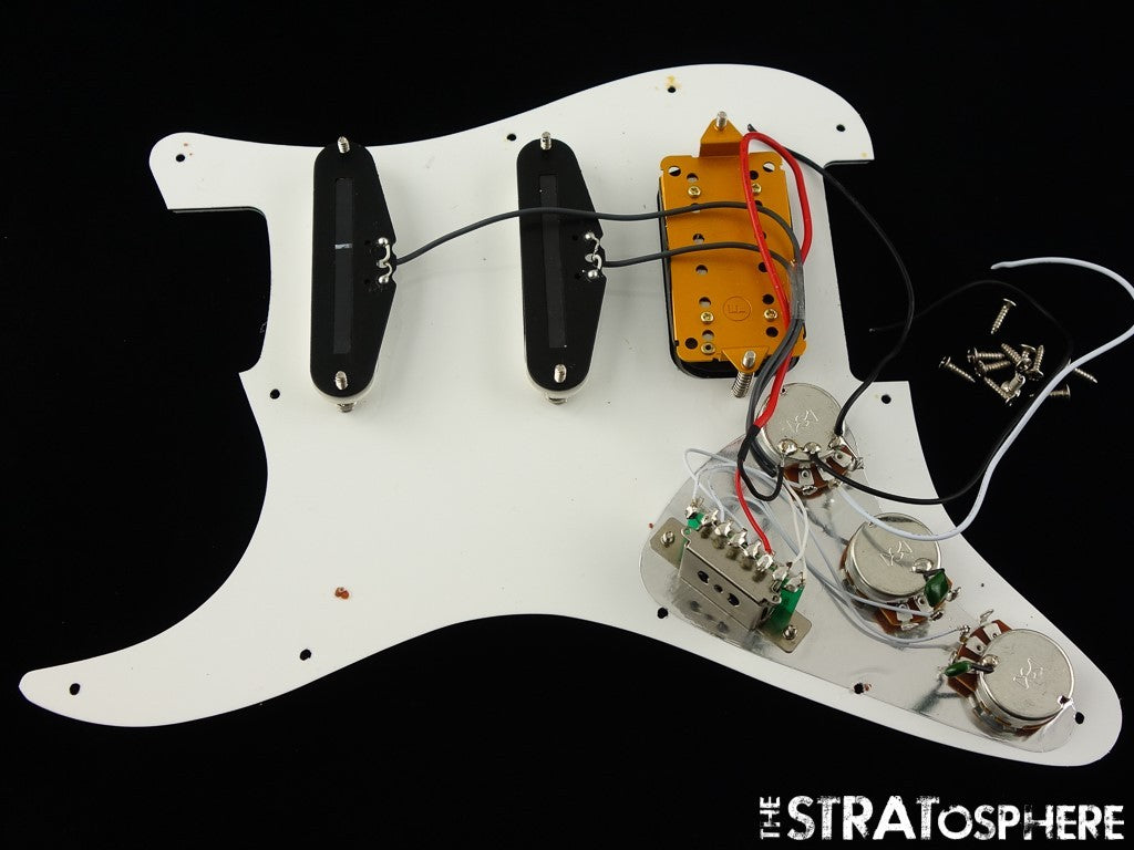 Fender Squier Affinity Strat FMT HSS LOADED PICKGUARD, Stratocaster Prewired