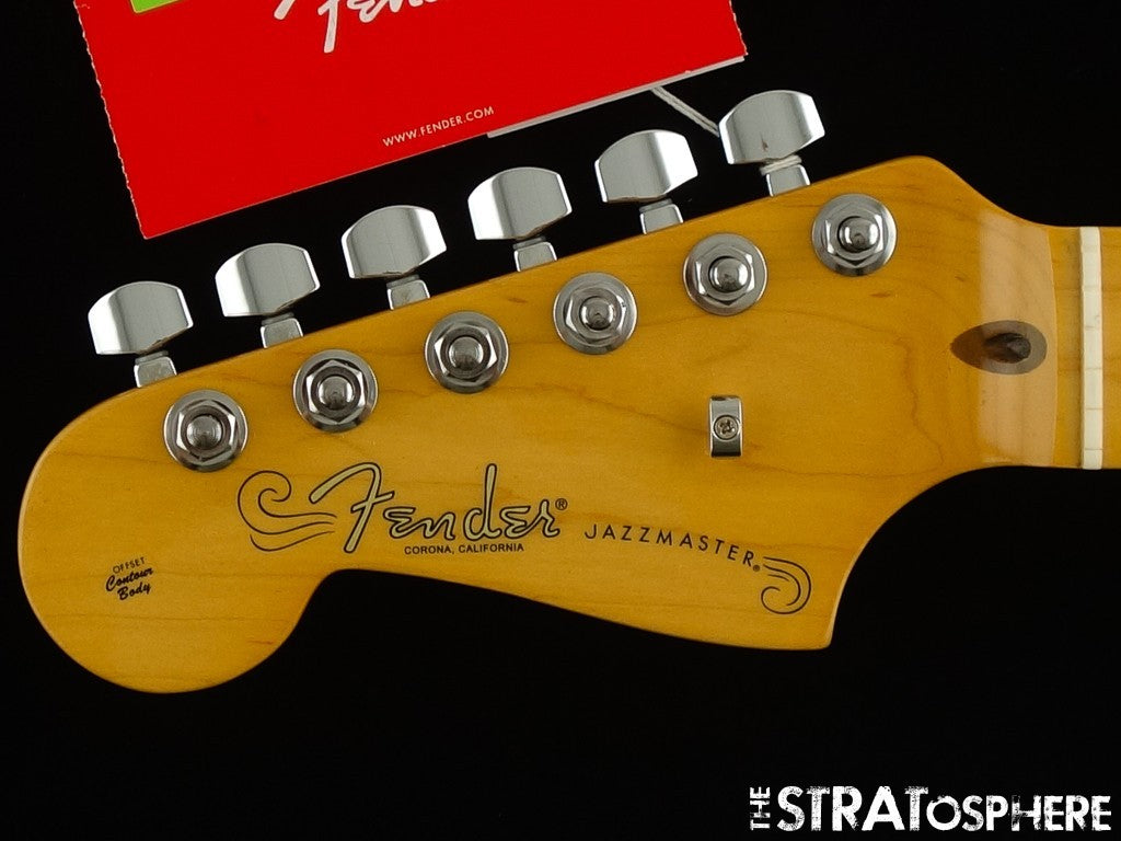 LEFTY Fender American Professional II Jazzmaster NECK & TUNERS USA Deep C Maple