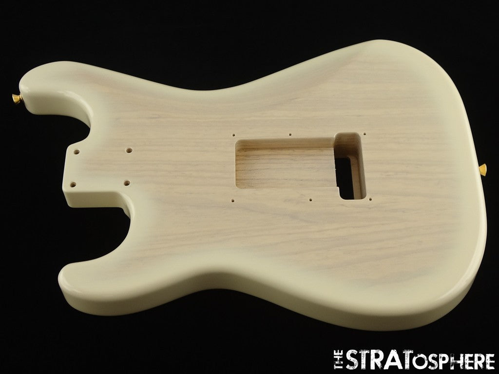 Fender Richie Kotzen Strat BODY Ash Flame Maple Top Transparent White Burst