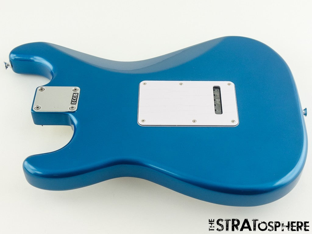 Fender Standard Stratocaster Strat LOADED BODY Poplar Aqua Marine Metallic