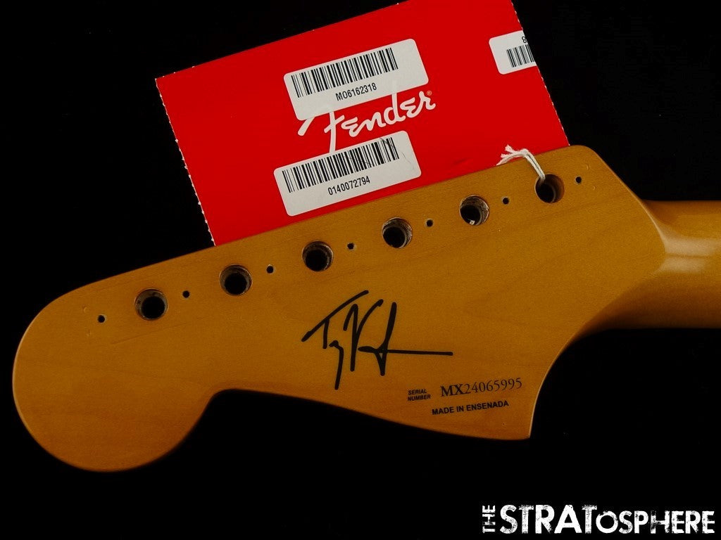 Fender Troy Van Leeuwen Jazzmaster NECK, Bound Maple Guitar Block-Inlay