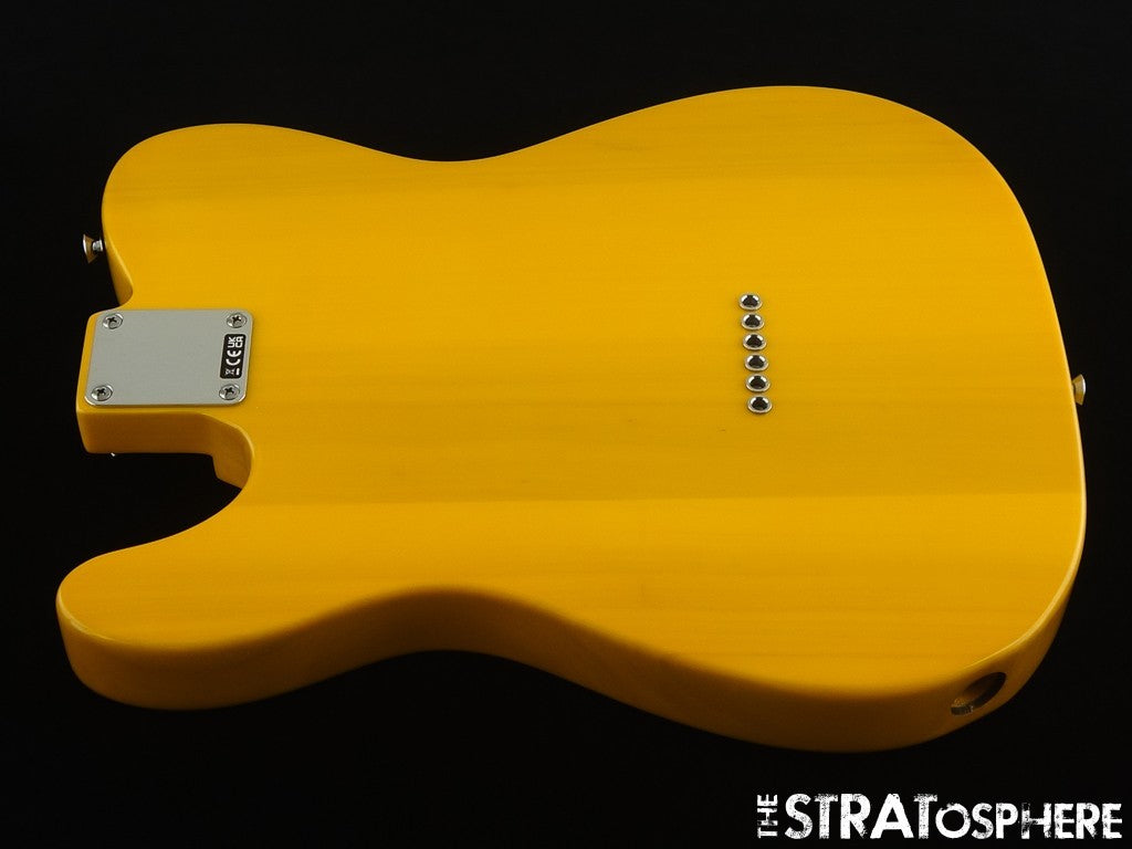 Fender Standard Telecaster Tele BODY w/ HARDWARE, Poplar Butterscotch Blonde