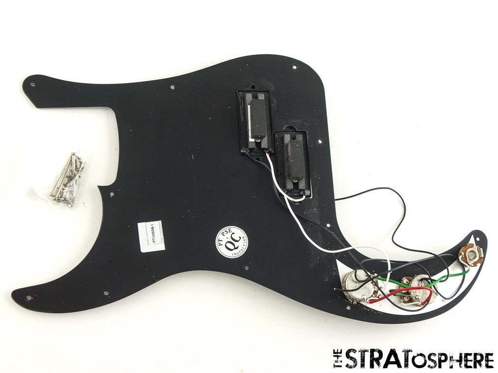 Fender Standard Precision Bass LOADED PICKGUARD w/ Pickups, Black