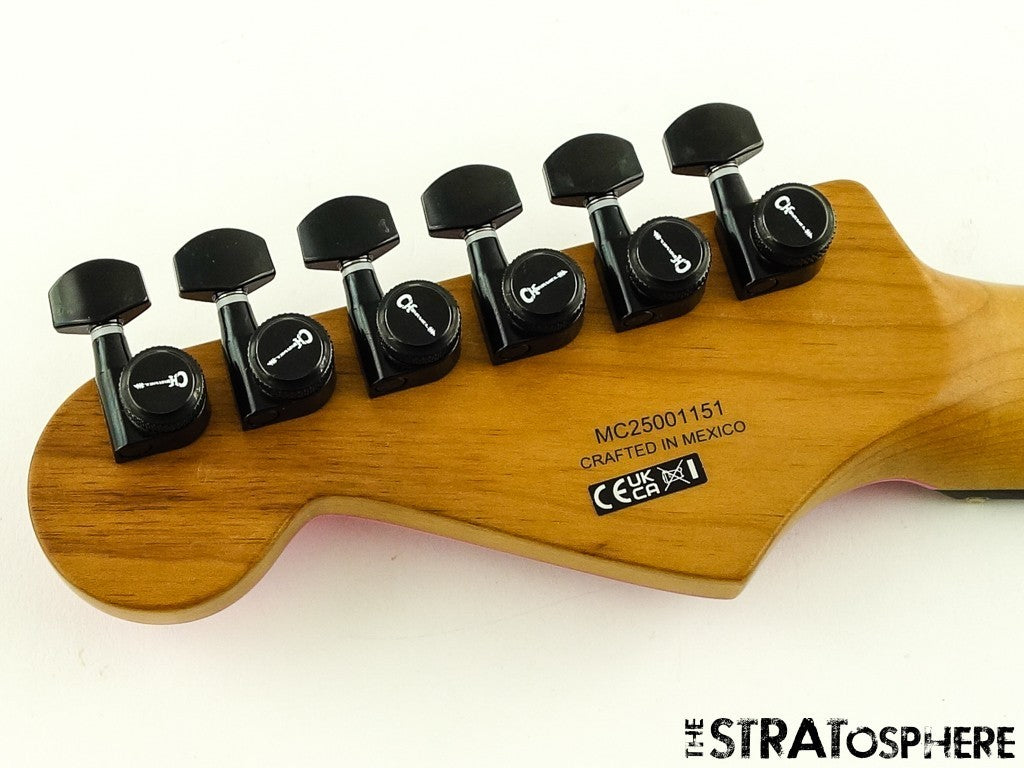 Charvel Pro Mod Plus San Dimas NECK +LOCKING TUNERS Caramelized Maple EBONY