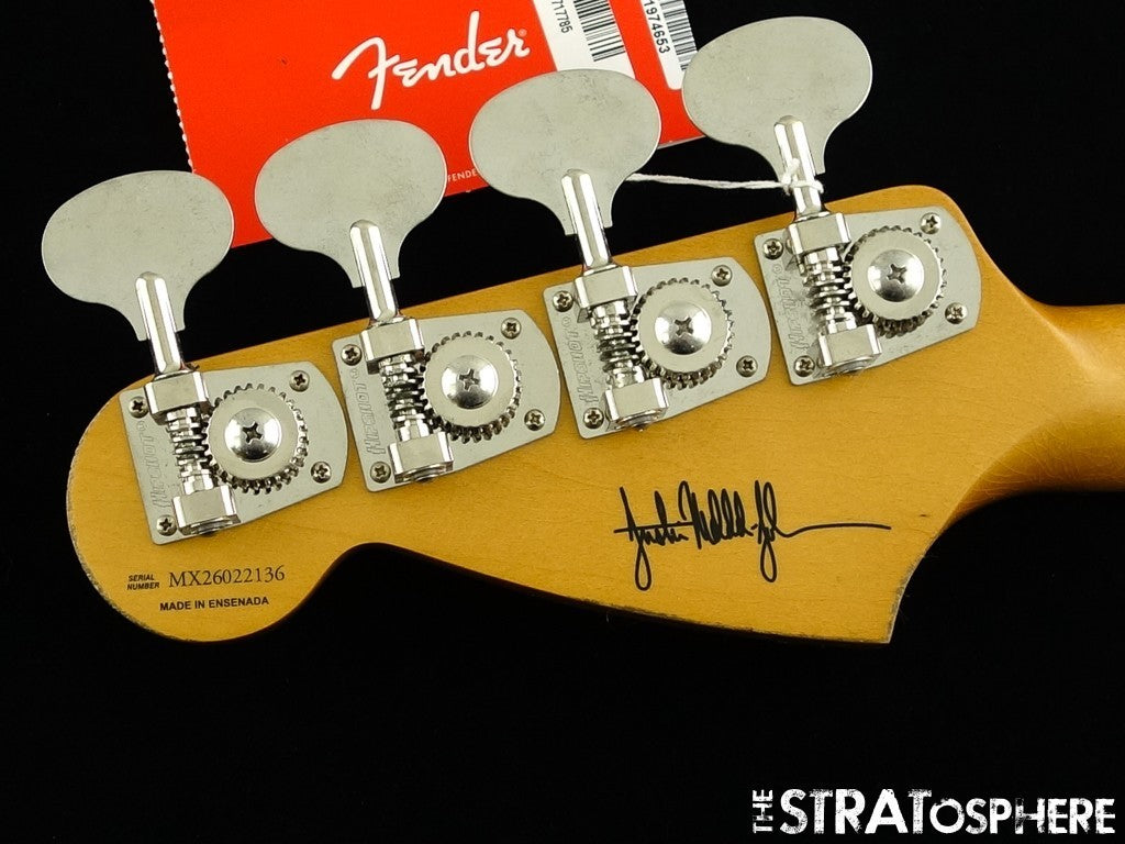 Fender JMJ Justin Meldal-Johnsen Road Worn Mustang Bass NECK w/ TUNERS