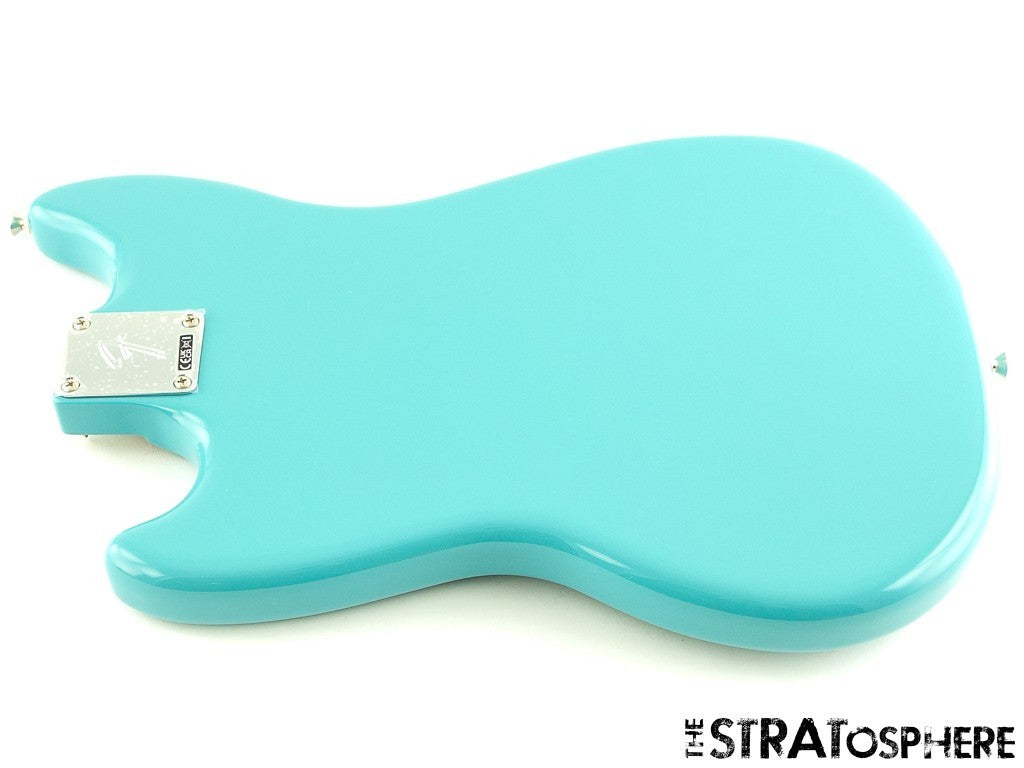 Fender Player II Mustang Bass PJ BODY & HARDWARE PJ Offset Aquatone Blue