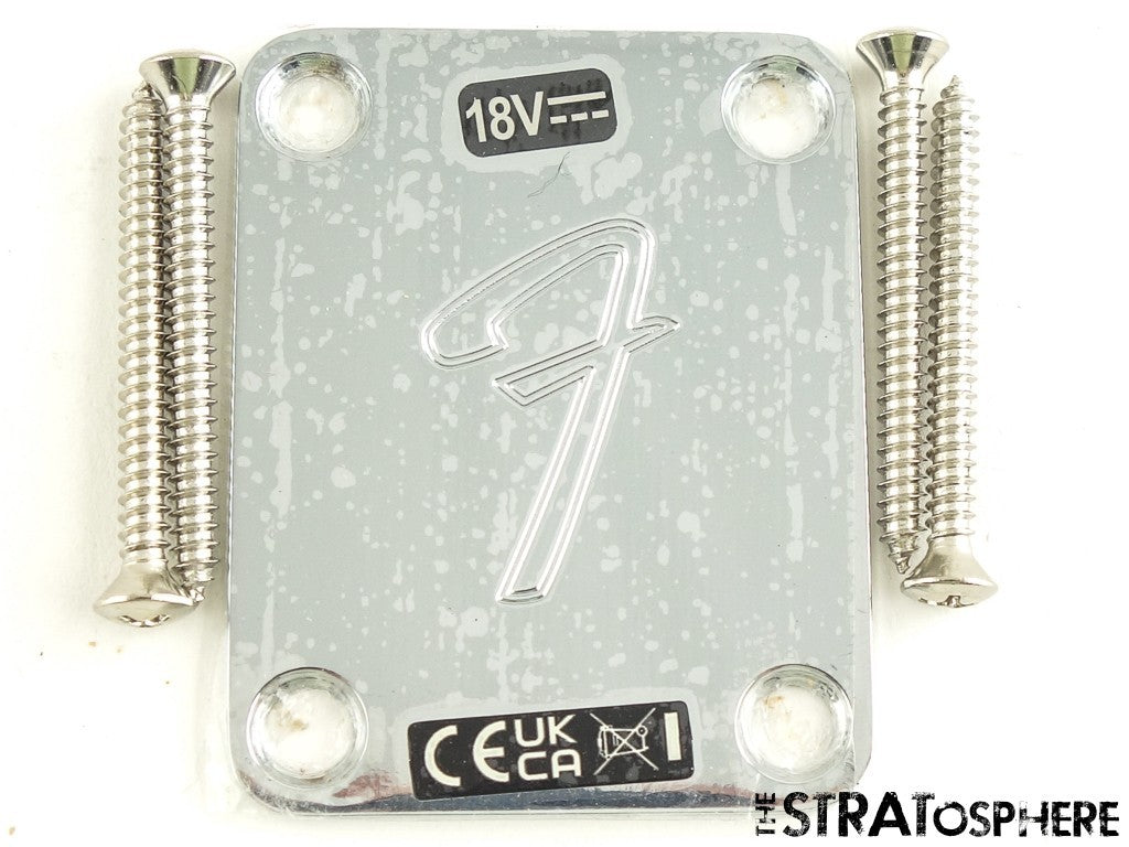 Fender Player II Modified J Jazz Bass, Upgrade, ''F'' Logo, NECK PLATE.
