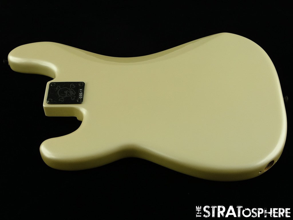 Fender Duff McKagan Deluxe Precision P BASS BODY + HARDWARE, White Pearl
