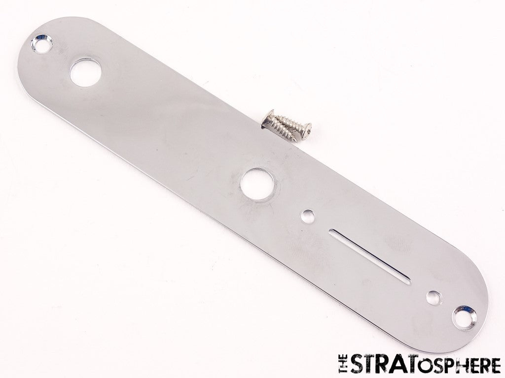 Fender Squier Sonic Tele, CONTROL PLATE, Telecaster, Chrome Guitar / Parts