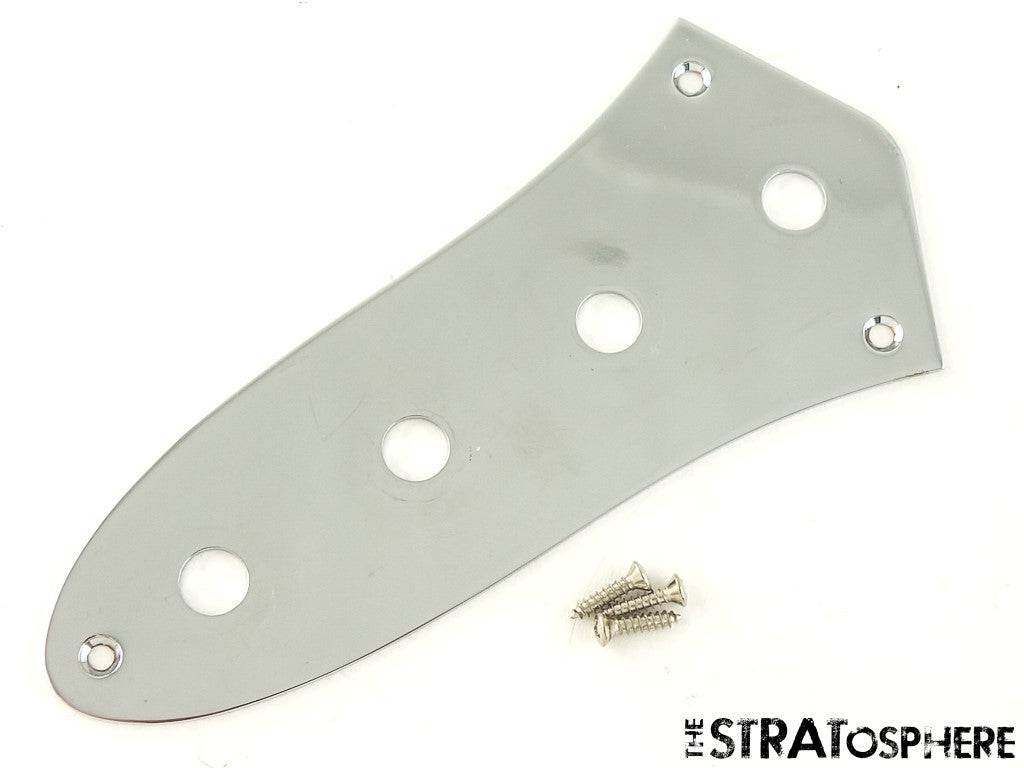 Fender Player II J Jazz Bass, CONTROL PLATE, Part, J Bass Chrome -Parts