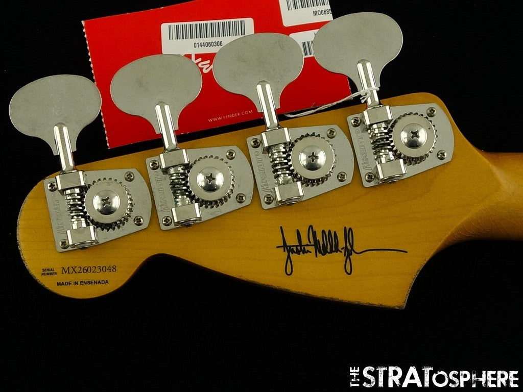 Fender JMJ Justin Meldal-Johnsen Road Worn Mustang Bass NECK w/ TUNERS