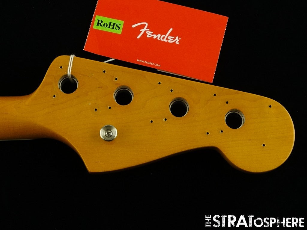 LEFTY Fender AV II American Vintage 1966 Jazz J Bass NECK 66 Bound Rosewood