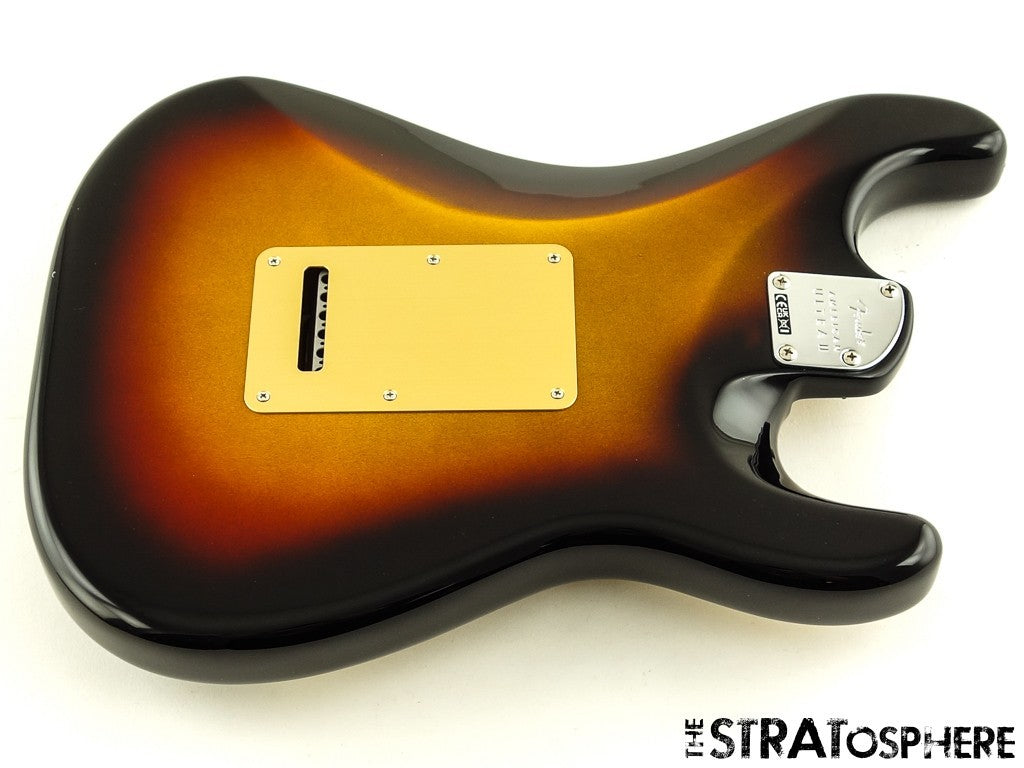 LEFTY Fender American Ultra II Stratocaster Strat, LOADED BODY Alder Ultraburst